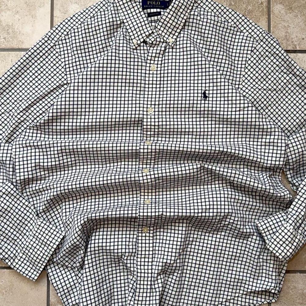 Ralph Lauren Classic Fit Button Up Dress Shirt - Size L